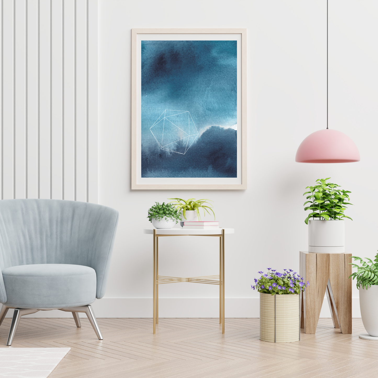 Aquarelle Blue
