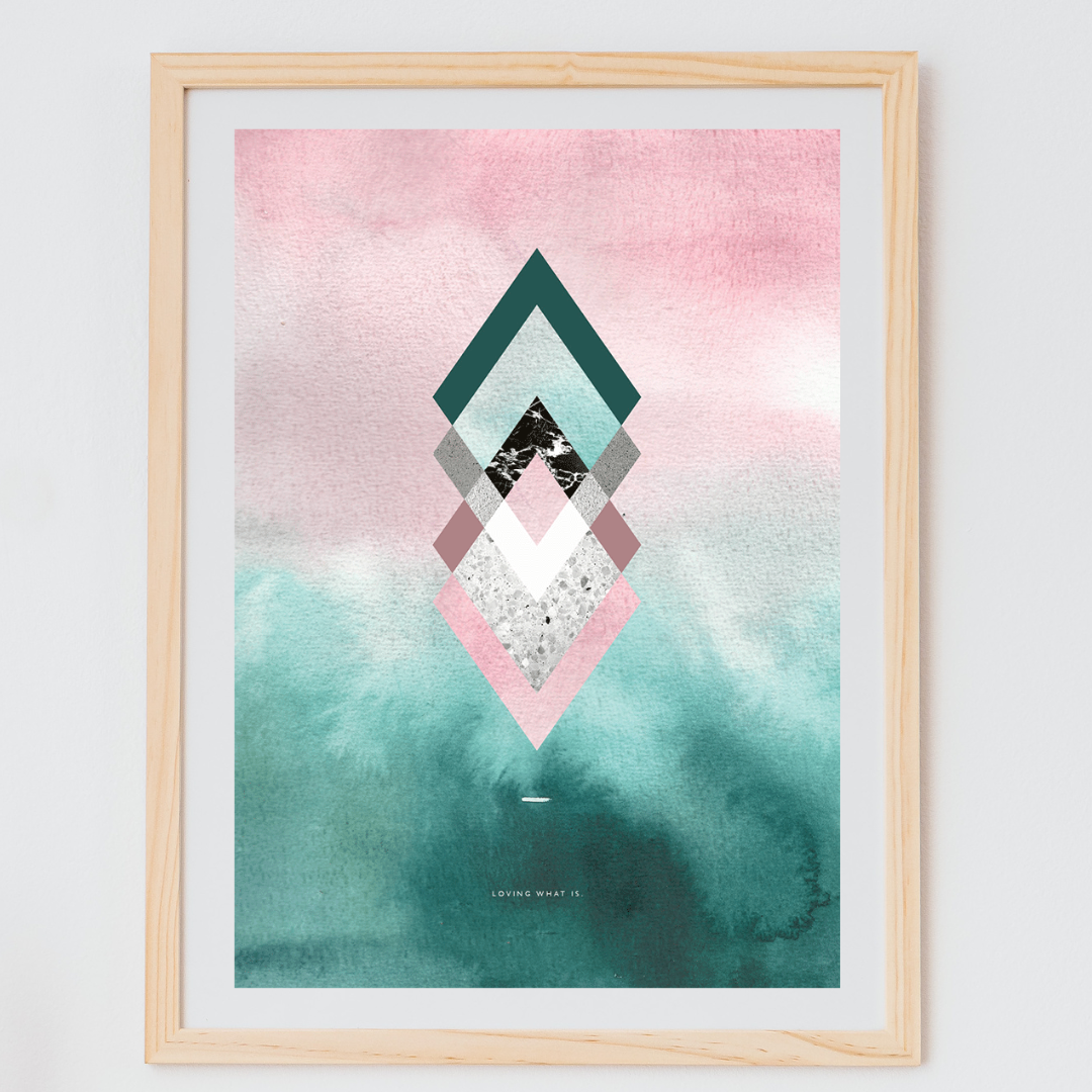 Aquarelle Pink-Green