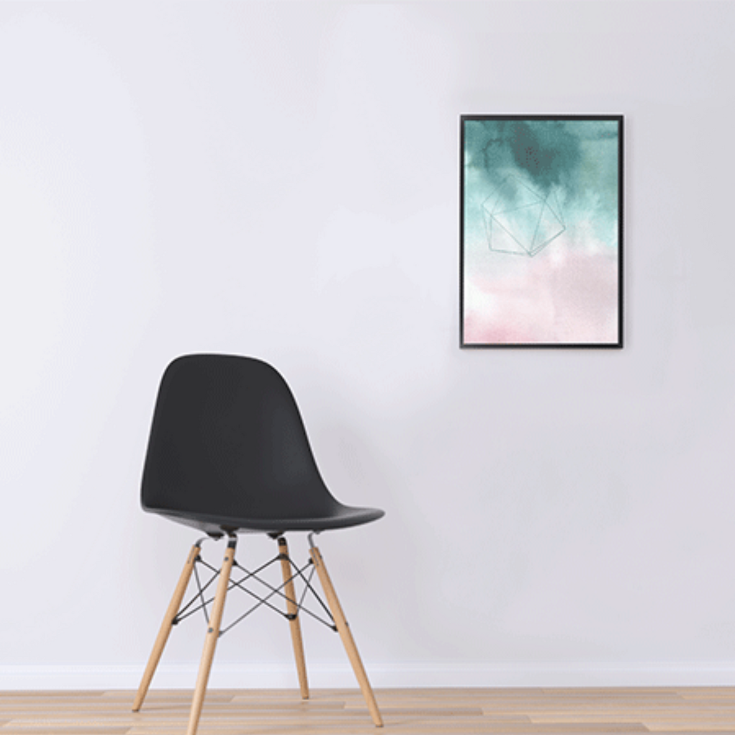 Aquarelle Green-Pink